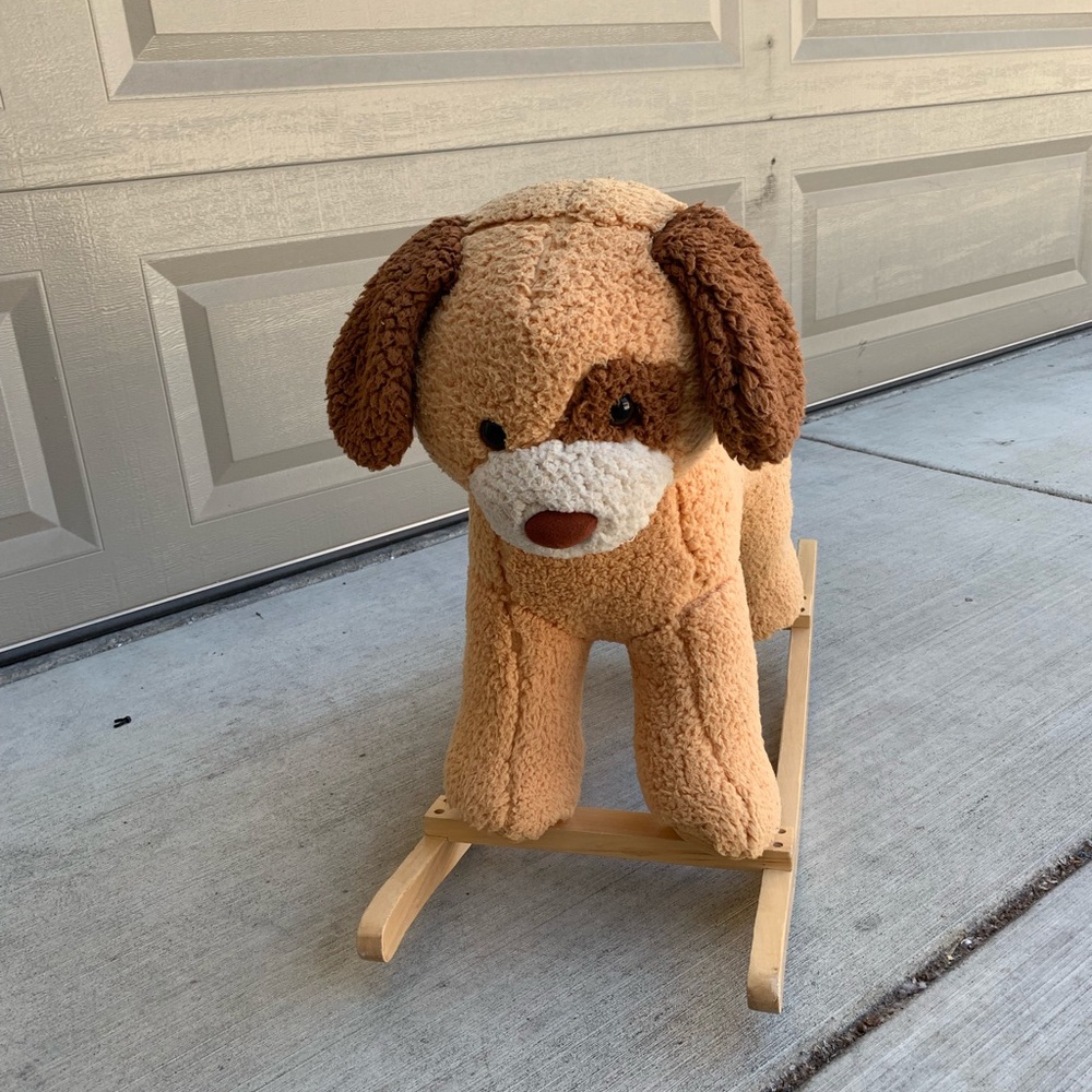 Dog with swing